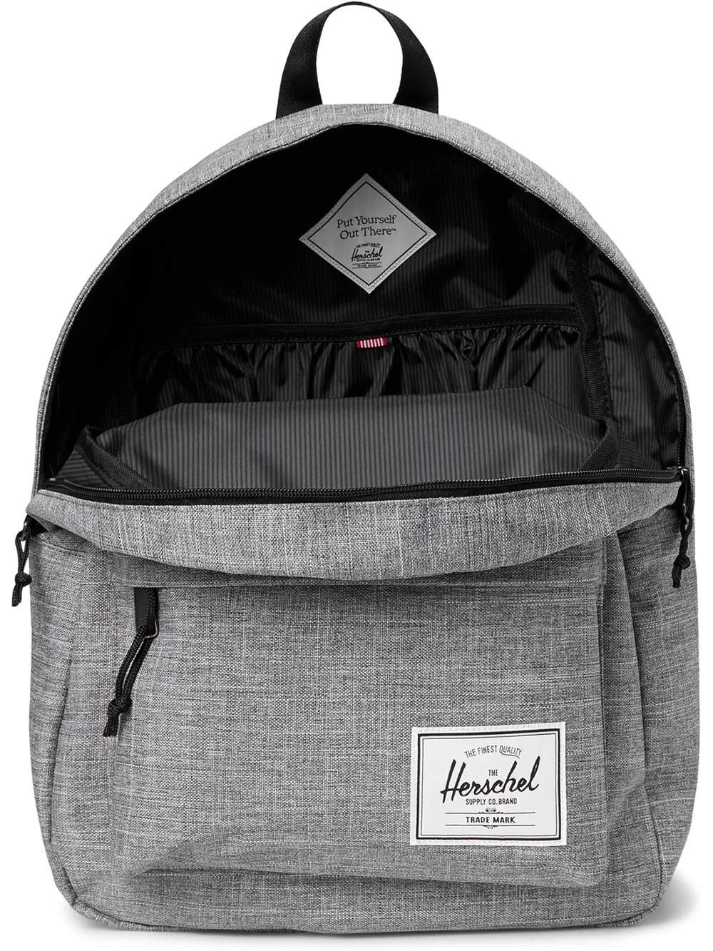 Herschel Supply Company Heather Grey Backpack with Front Pocket